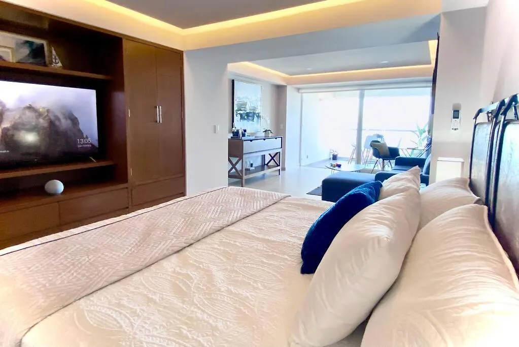 Apartment Harbor 7010 By Moikkarentals Beachfront 600Mb Wifi Puerto Vallarta Mexico